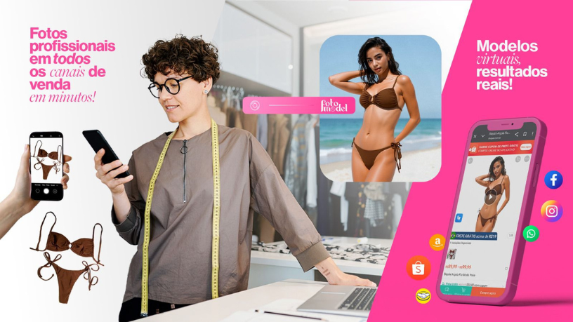 O FotoModel ajuda sua marca a transmitir mais valor por meio de imagens produzidas com tecnologia de ponta.